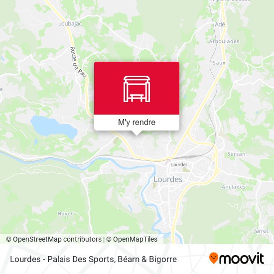 Lourdes - Palais Des Sports plan