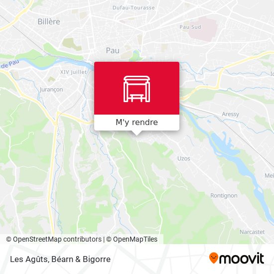 Les Agûts plan