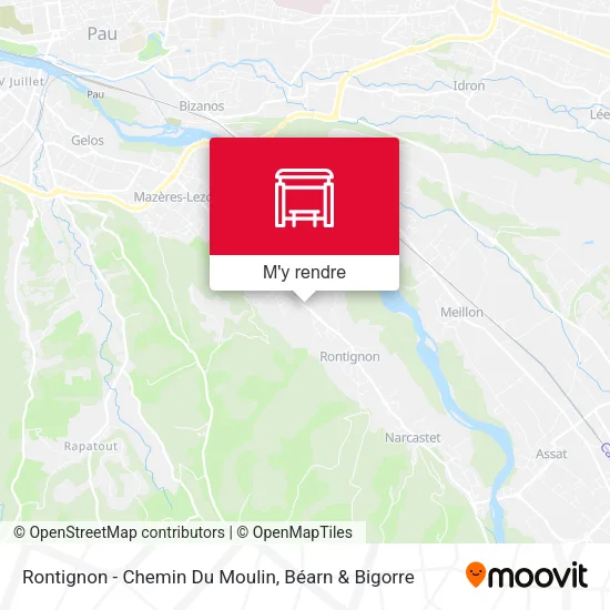Rontignon - Chemin Du Moulin plan