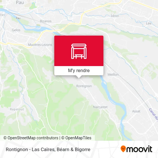 Rontignon - Las Caïres plan