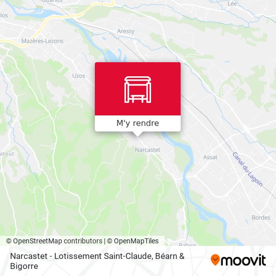 Narcastet - Lotissement Saint-Claude plan