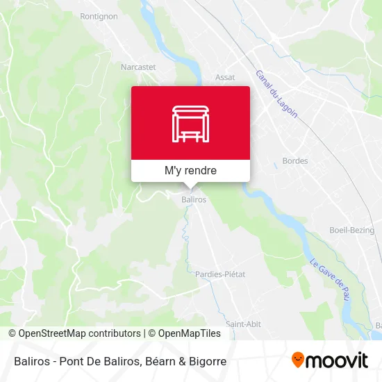 Baliros - Pont De Baliros plan
