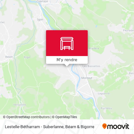 Lestelle-Bétharram - Suberlanne plan