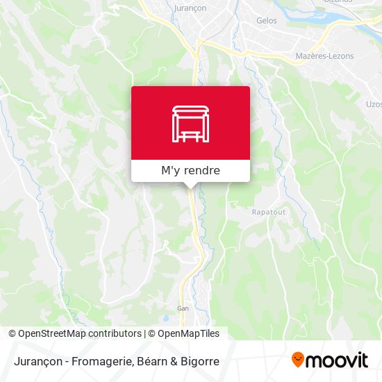 Jurançon - Fromagerie plan