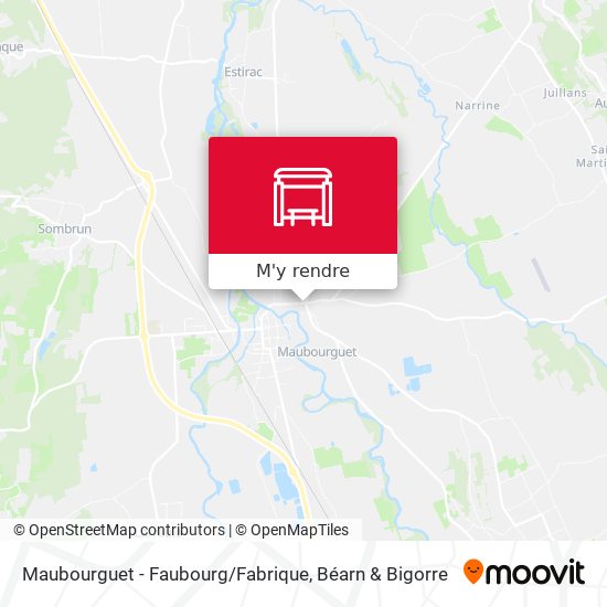 Maubourguet - Faubourg / Fabrique plan
