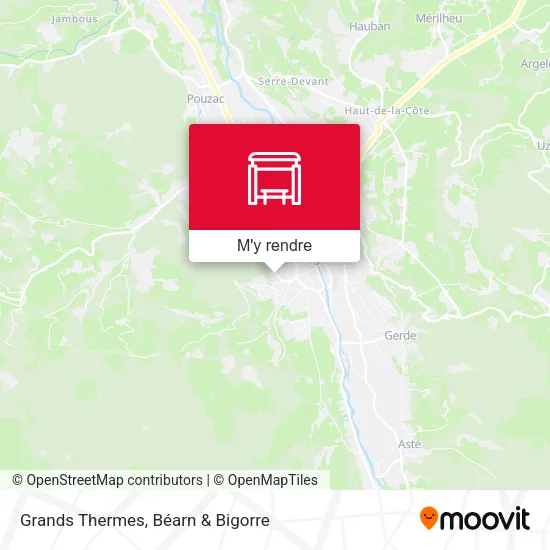 Grands Thermes plan
