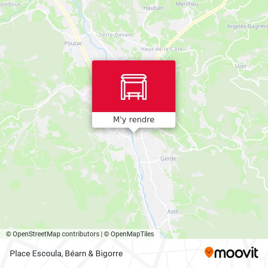 Place Escoula plan