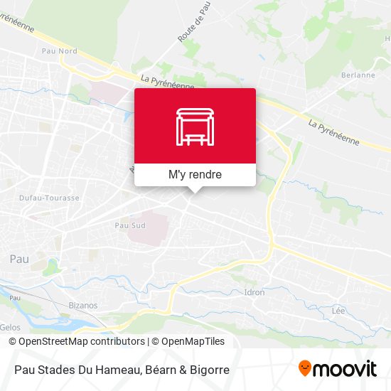 Pau Stades Du Hameau plan