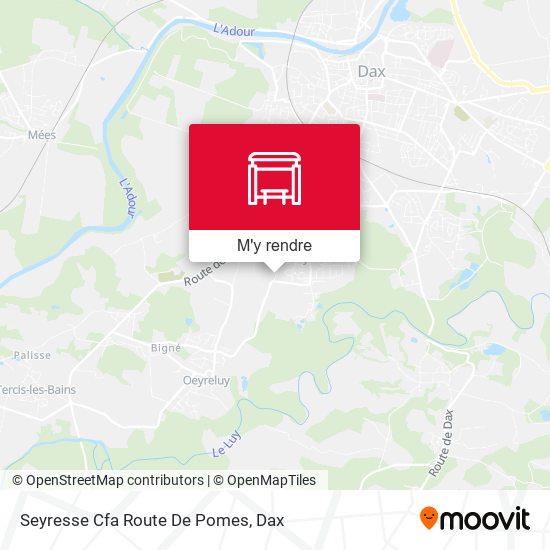 Seyresse Cfa Route De Pomes plan