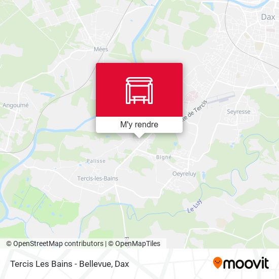 Tercis Les Bains - Bellevue plan