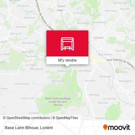 Base Lann Bihoue plan