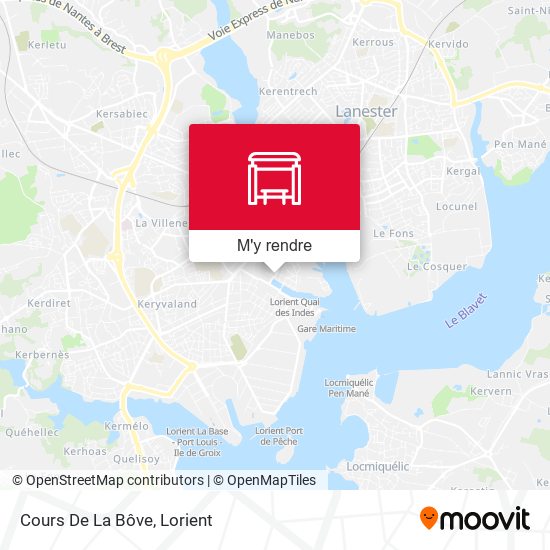 Cours De La Bôve plan