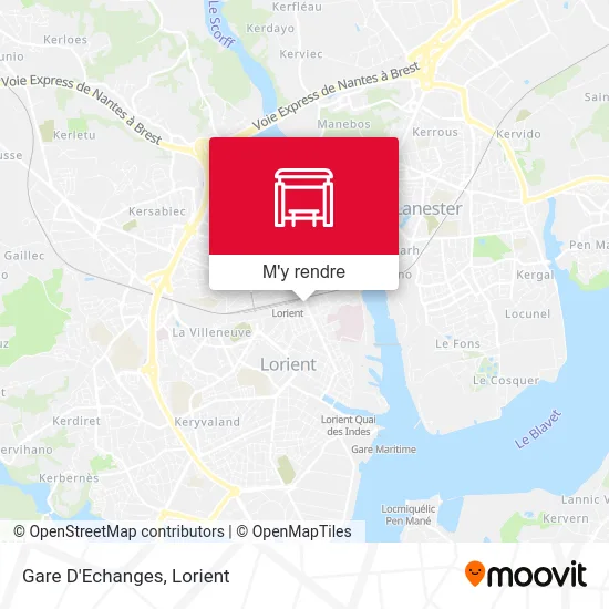 Gare D'Echanges plan