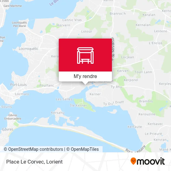 Place Le Corvec plan