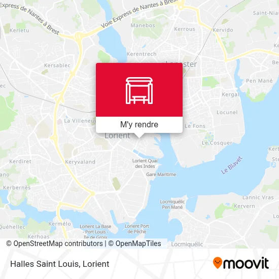 Halles Saint Louis plan