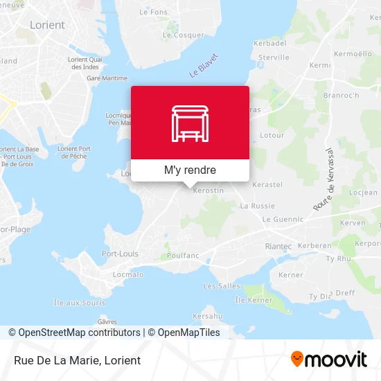 Rue De La Marie plan