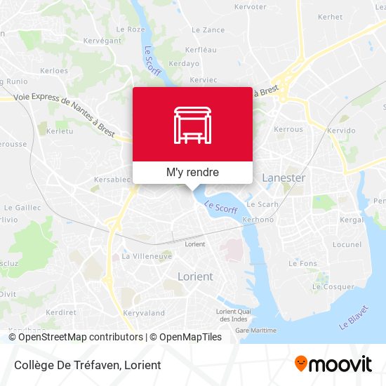 Collège De Tréfaven plan
