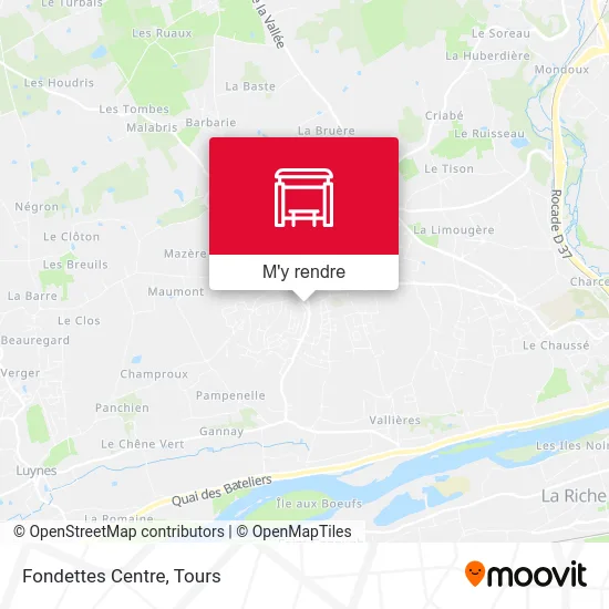 Fondettes Centre plan