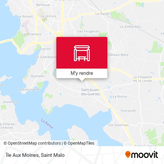 Île Aux Moines plan