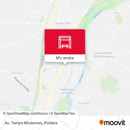 Av. Temps Modernes plan