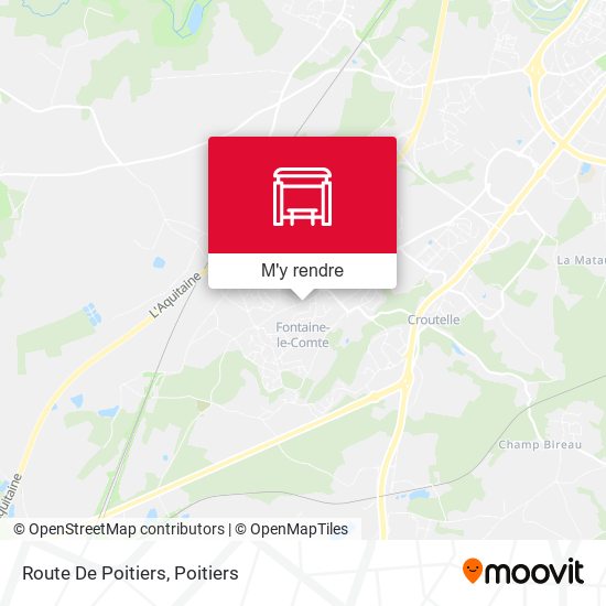 Route De Poitiers plan
