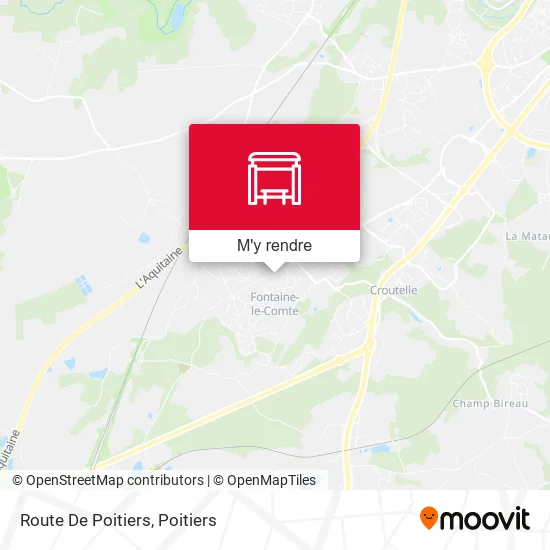 Route De Poitiers plan