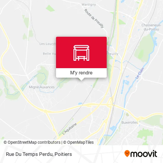 Rue Du Temps Perdu plan