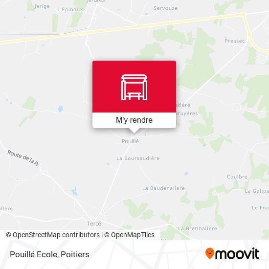Pouillé Ecole plan