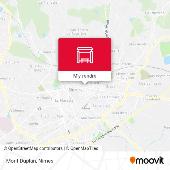 Mont Duplan plan