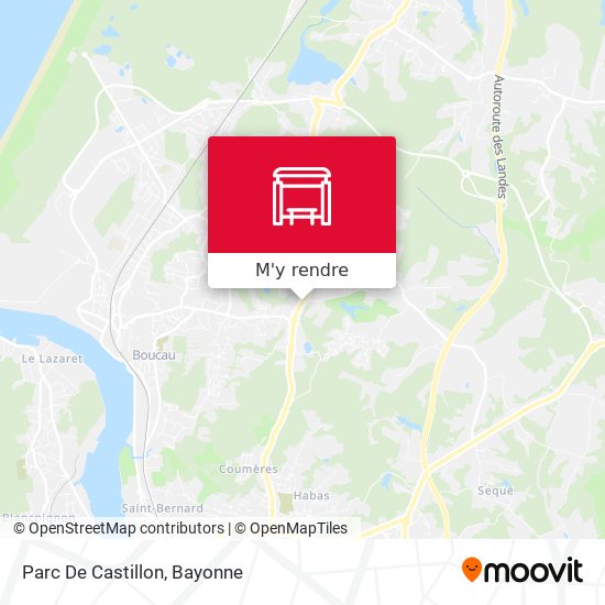Parc De Castillon plan