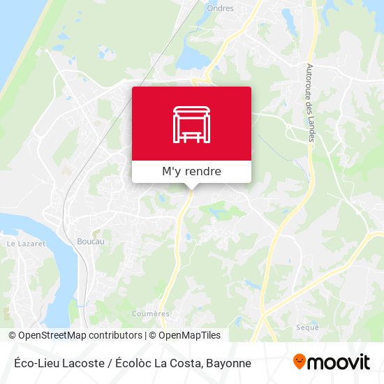 Éco-Lieu Lacoste / Écolòc La Costa plan