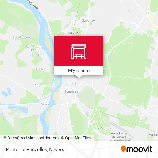 Route De Vauzelles plan