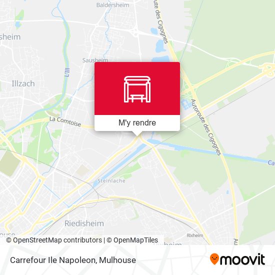 Carrefour Ile Napoleon plan