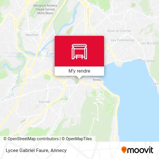 Lycee Gabriel Faure plan