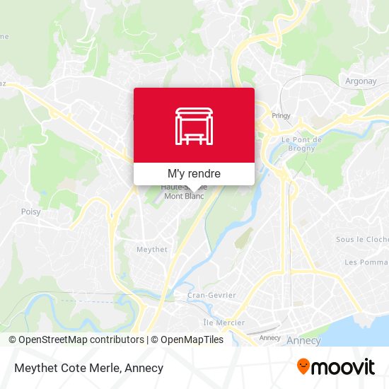 Meythet Cote Merle plan