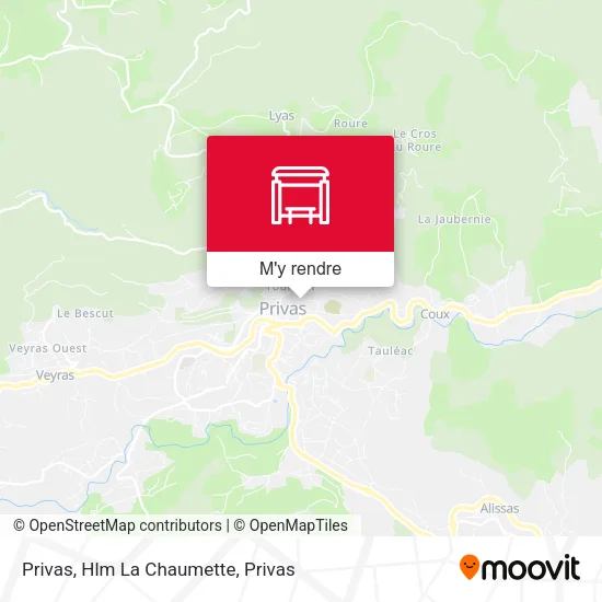 Privas, Hlm La Chaumette plan