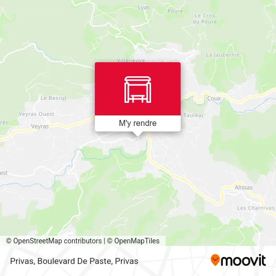 Privas, Boulevard De Paste plan