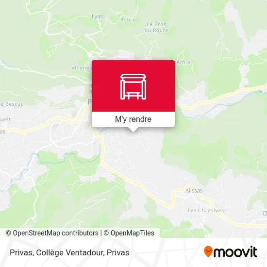 Privas, Collège Ventadour plan