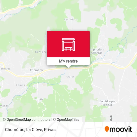 Chomérac, La Clève plan