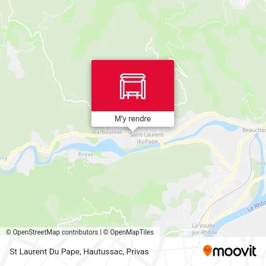 St Laurent Du Pape, Hautussac plan