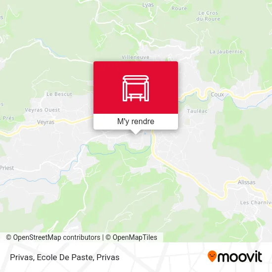 Privas, Ecole De Paste plan