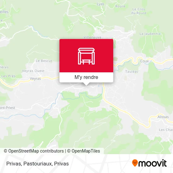 Privas, Pastouriaux plan