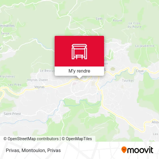 Privas, Montoulon plan