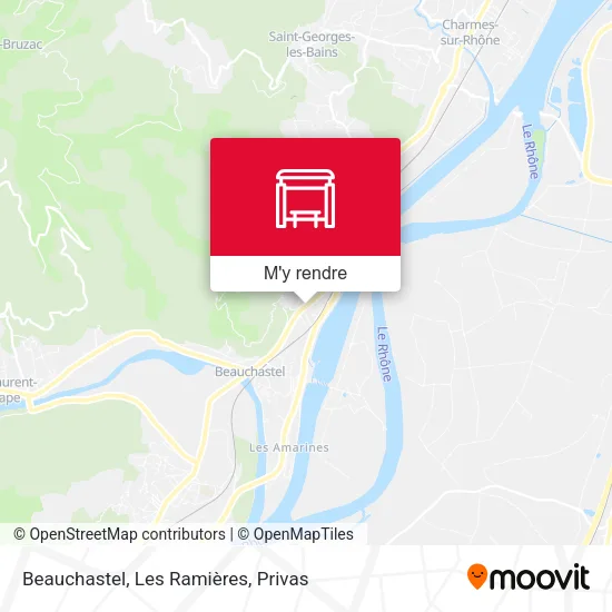 Beauchastel, Les Ramières plan