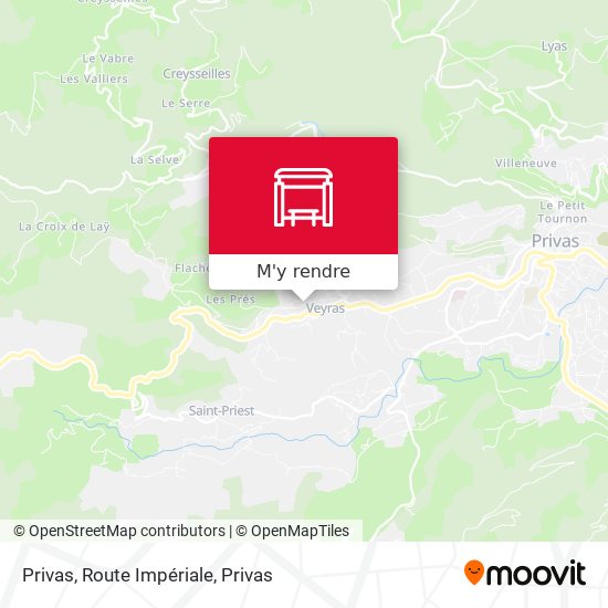 Privas, Route Impériale plan