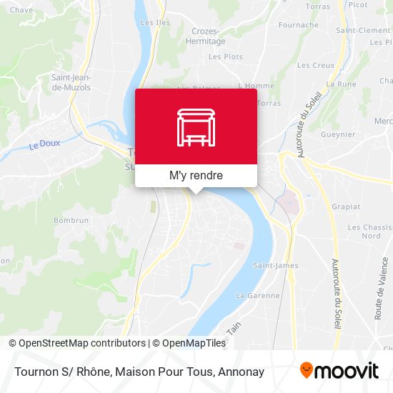 Tournon S/ Rhône, Maison Pour Tous plan