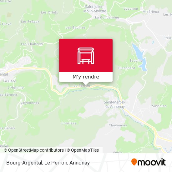 Bourg-Argental, Le Perron plan
