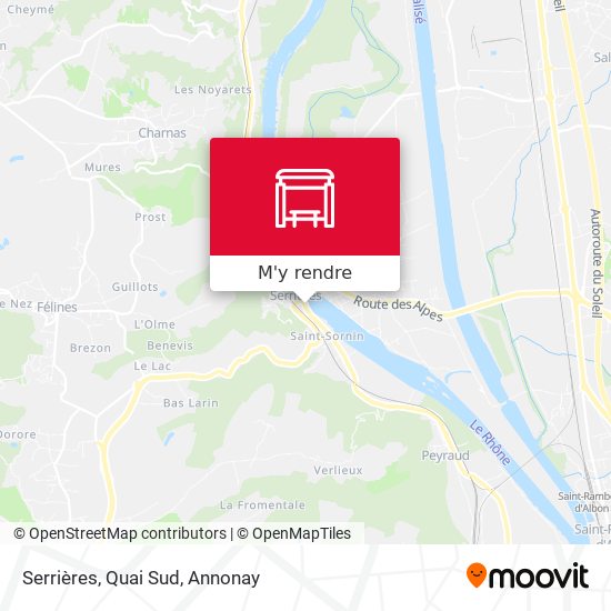 Serrières, Quai Sud plan