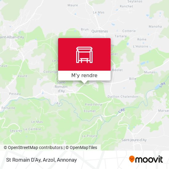 St Romain D'Ay, Arzol plan