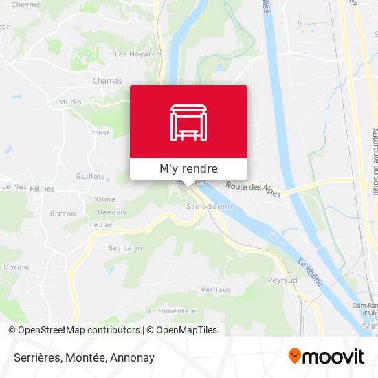 Serrières, Montée plan